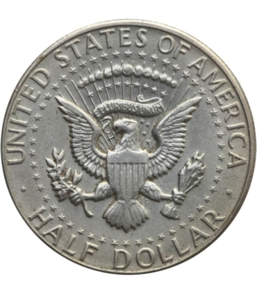 USA, 1/2 dolara Kennedy 1966 bez znaku, stan 2+