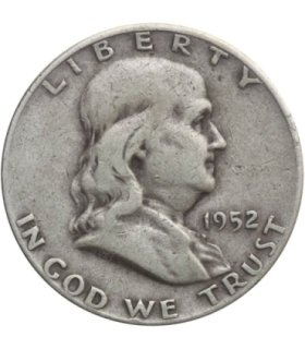 USA Half dollar, 1952, Filadelfia, stan 3