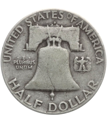 USA Half dollar, 1952, Filadelfia, stan 3