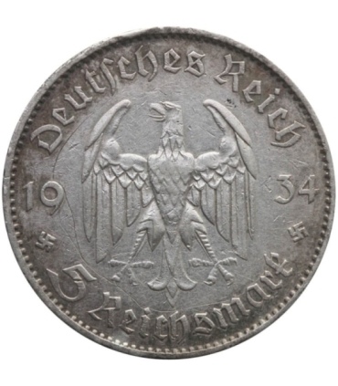 Niemcy, 5 marek Kościół garnizonowy, 1934