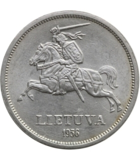 Litwa, 5 litów 1936, stan 2