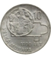 Czechosłowacja 10 koron, 1966 1100 lat - Wielka Morawa, st. 3+/2-