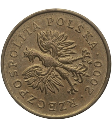 Destrukt, 2 grosze 2000, skrętka w lewo około 70 stopni, st. 2