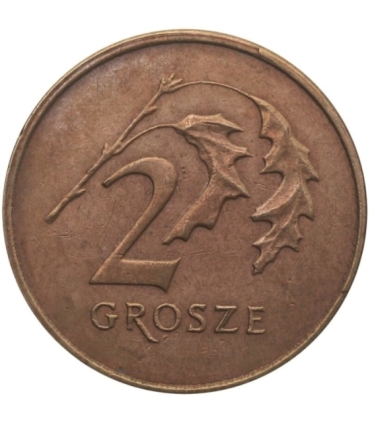 Destrukt, 2 grosze 2008, skrętka w lewo około 70 stopni, st. 2