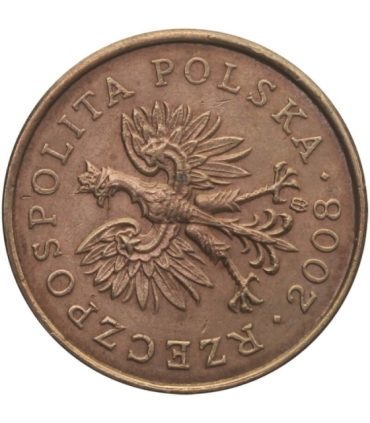 Destrukt, 2 grosze 2008, skrętka w lewo około 70 stopni, st. 2