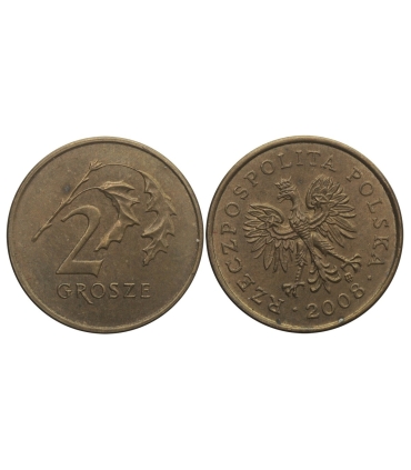 Destrukt, 2 grosze 2008, skrętka w lewo około 20 stopni, st. 2