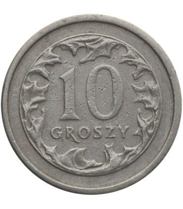 Destrukt, 10 groszy 1991, skrętka w lewo 15 stopni, st. 3+