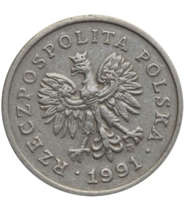 Destrukt, 10 groszy 1991, skrętka w lewo 15 stopni, st. 3+