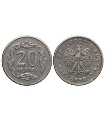 Destrukt, 20 groszy 1998, szeroka data