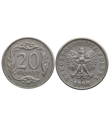 Destrukt, 20 groszy 1998, szeroka data