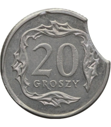 Destrukt, 20 groszy 2008, końcówka blachy