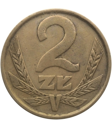 Destrukt, 2 zł 1981, skrętka w prawo ~20 stopni, st. 3+