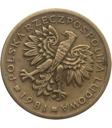 Destrukt, 2 zł 1981, skrętka w prawo ~20 stopni, st. 3+