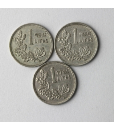 Litwa, 5 x 1 lit, 1925, stan 3