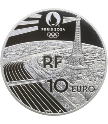 Francja 10 euro, 2022 Igrzyska XXXIII Olimpiady, Paryż 2024 - maskotka