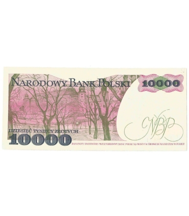 10000 zł Stanisław Wyspiański 1988, seria s, stan 2/2-