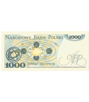 1000 zł, Mikołaj Kopernik, 1975, seria A, stan 1/1-