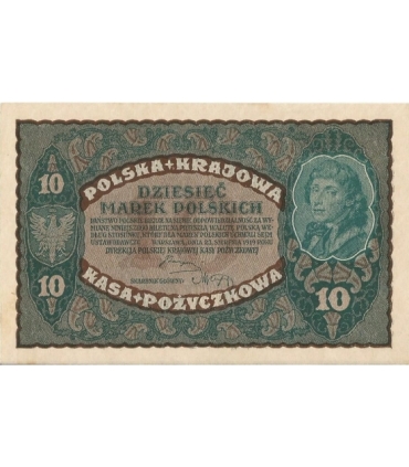 10 marek polskich , rok 1919, stan 2+, II Serja  CE