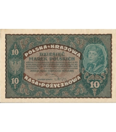 10 marek polskich , rok 1919, stan 2+, II Serja  CE