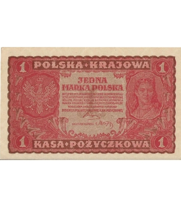 1 Marka 1919 I serja LX, stan 1-/2+