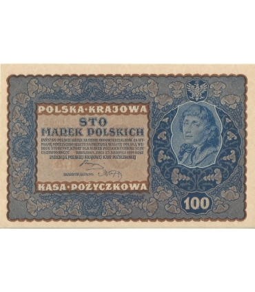 100 marek polskich 1919 stan 1-, IJ Seria V