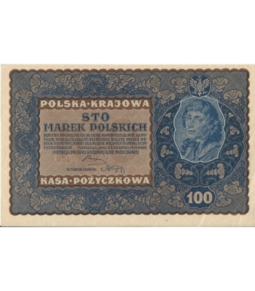 100 marek polskich 1919 stan 2-, IF Seria Z