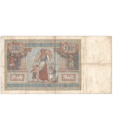 20 złotych 1931, Seria AB., stan 4