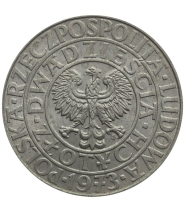 20 złotych kwitnące drzewo 1973 próba + oryginalne etui Pewex