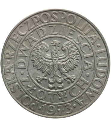 20 złotych kwitnące drzewo 1973 próba + oryginalne etui Pewex