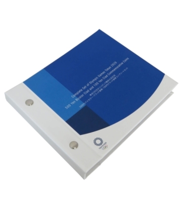 Zestaw monet olimpijskich Tokyo 2020, 1x 500 Yen + 13x 100 Yen + etui