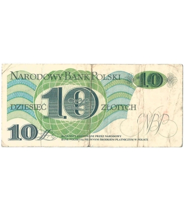 10 zł Józef Bem 1982, seria C + 3 X STEMPEL OPOZYCYJNY, duża rzadkość