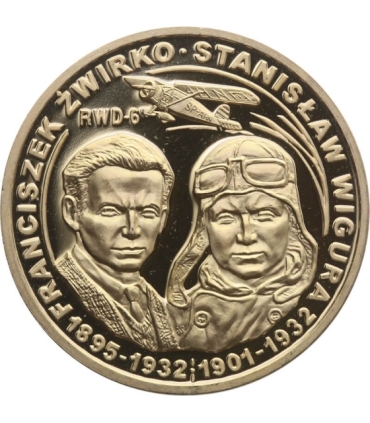 Medal, Wielcy Polacy, Franciszek Żwirko-Stanisław Wigura