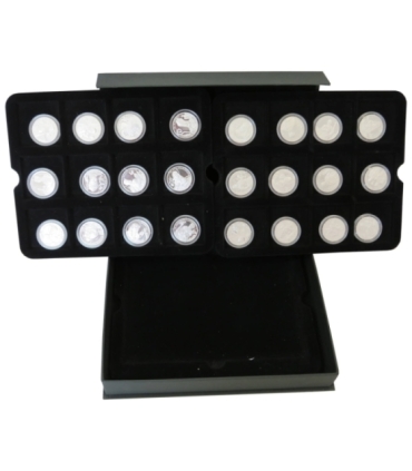 Polska, medal Jan Paweł II, Święci i błogosławieni, srebro, certyfikat