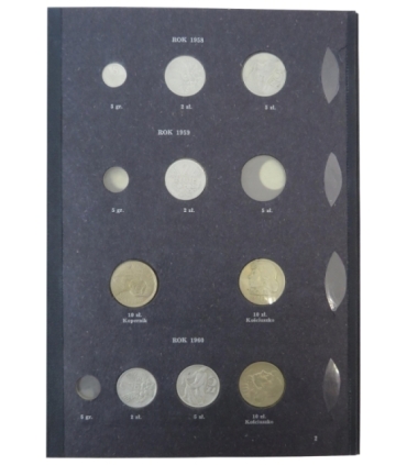 80 monet PRL lata 1949-1972 +  używany album