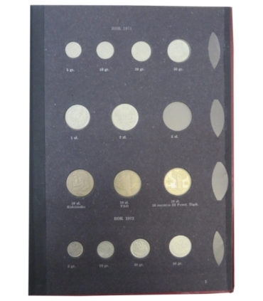 80 monet PRL lata 1949-1972 +  używany album