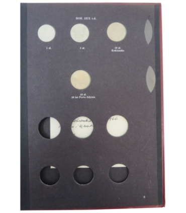 80 monet PRL lata 1949-1972 +  używany album