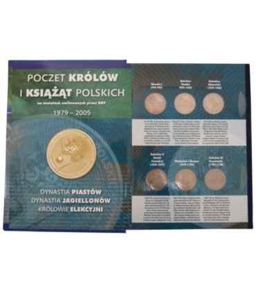 Zestaw 12 monet Poczet Królów Polskich
