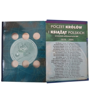 Zestaw 12 monet Poczet Królów Polskich