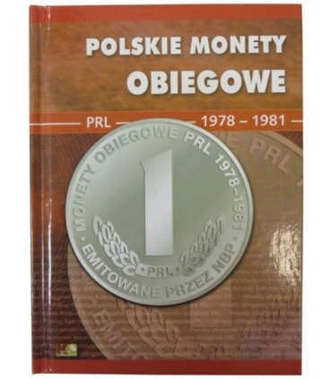 Komplet monet obiegowych PRL z lat 1978-1981 +  dedykowany album