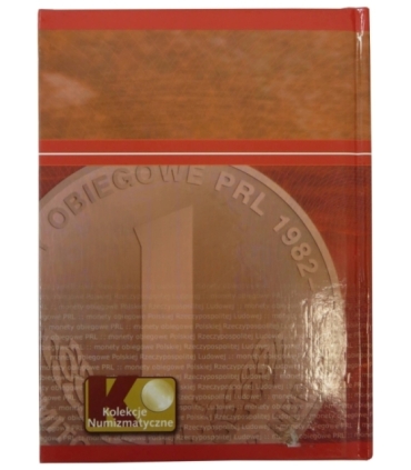 Komplet monet obiegowych PRL z lat 1982-1985 +  dedykowany album