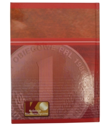 Komplet monet obiegowych PRL z lat 1986-1990 +  dedykowany album