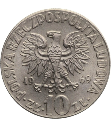 10zł Mikołaj Kopernik 1969, stan 1