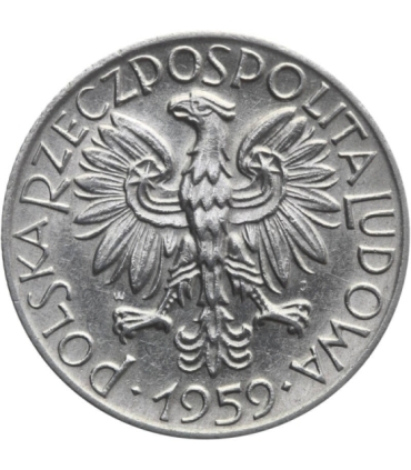 5 zł, Rybak, 1959, stan 2-