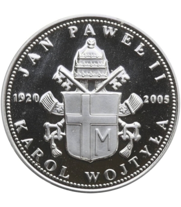 Medal, Jan Paweł II V pielgrzymka do Polski, srebro