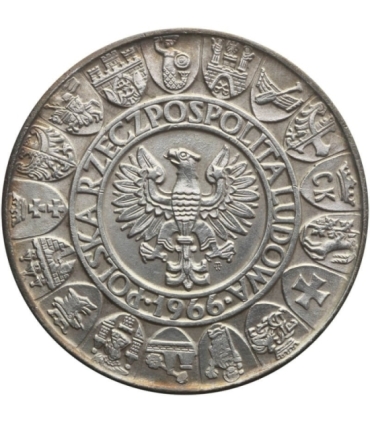 100 zł Mieszko i Dąbrówka 1966, stan 1-