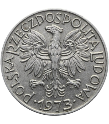 5 zł, Rybak, 1973, 2-, połysk