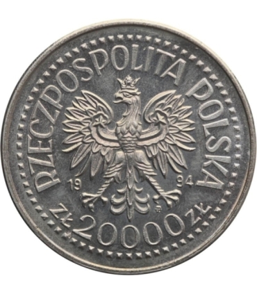 20.000 zł, Zygmunt I Stary, 1994, królowie polscy