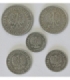 Lot 1965, 5 groszy, 10 groszy, 20 groszy, 50 groszy, 1 złoty