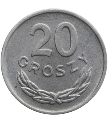 20 groszy 1963, stan 1-, piękna