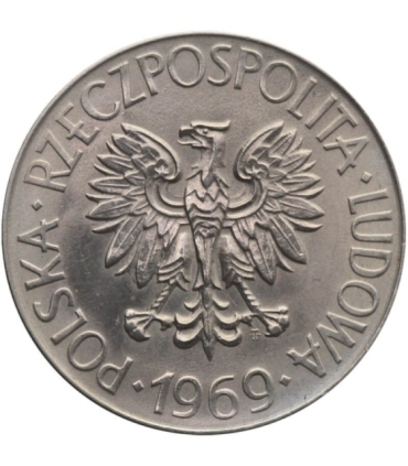 10 zł Tadeusz Kościuszko, 1969, st. 1-/2+